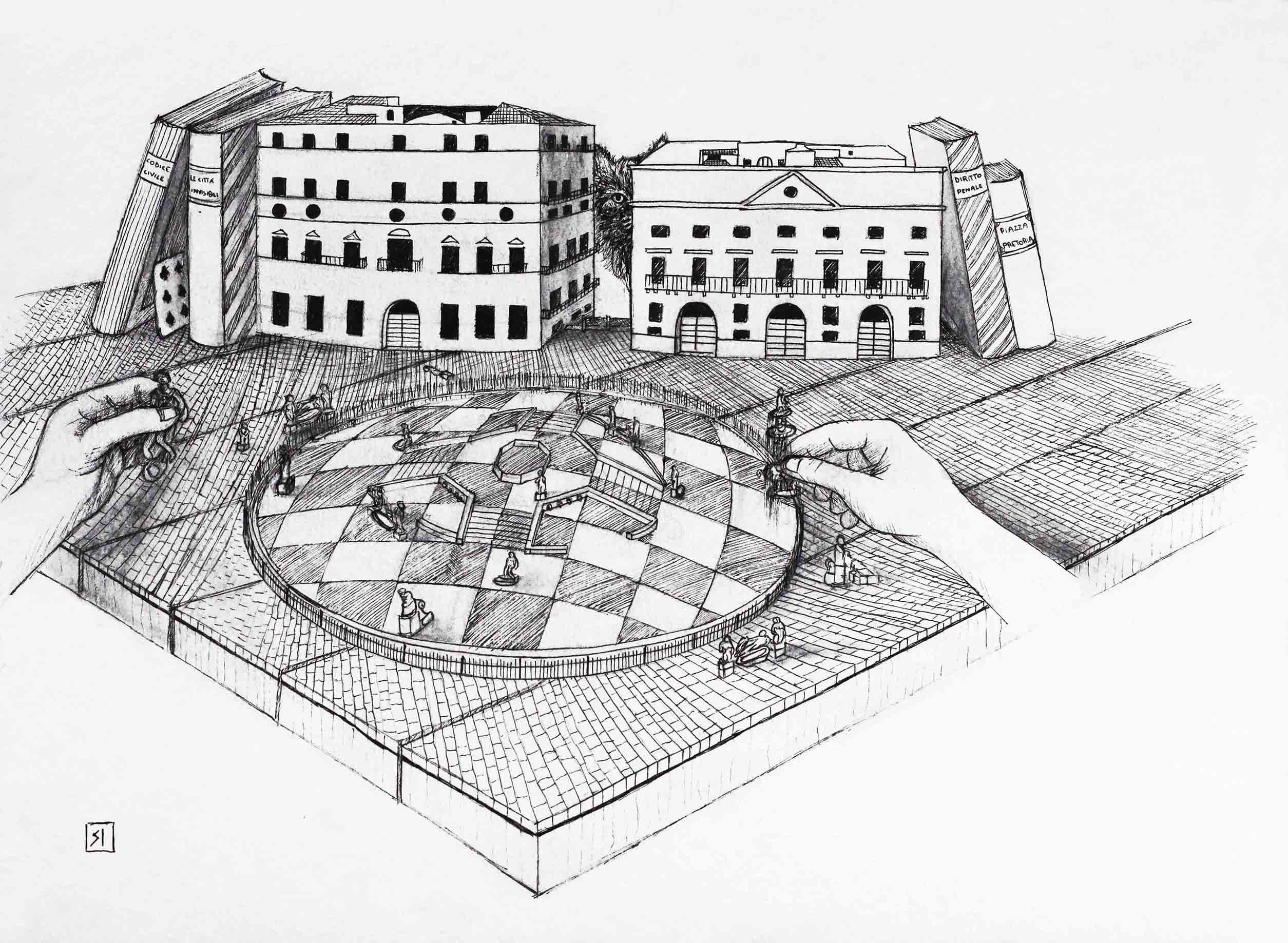 illustrazione salvatore rivolo vendita arte online zoom on art