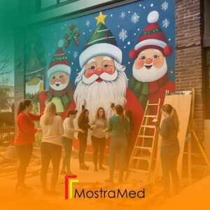 Team Building Natalizio Mostramed Palermo Sicilia murales
